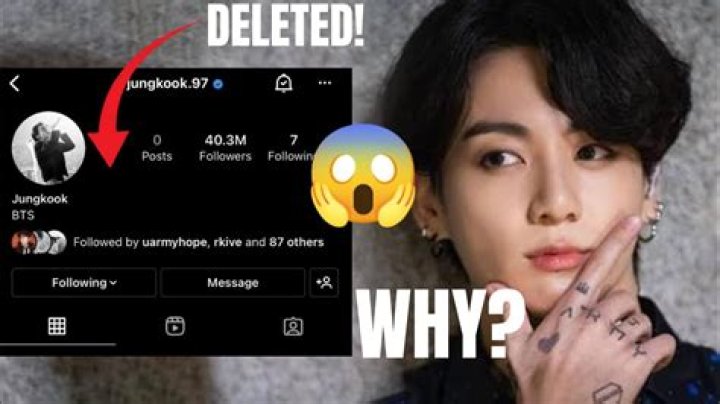 
“52 million followers on Instagram and he totally deleted it”: Fans emotional as Jungkook deleted his Instagram account 