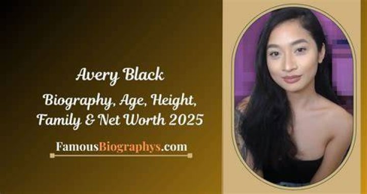 Avery Black Height, Weight, Net Worth, Age, Birthday, Wikipedia, Who, Instagram, Biography