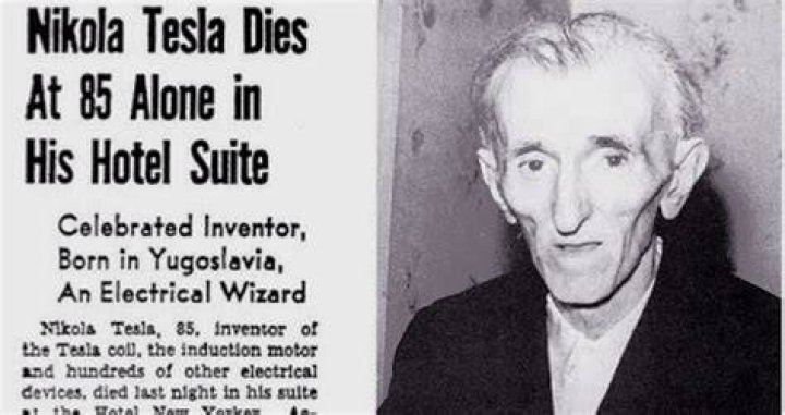 
Nikola Tesla Obituary, What was Nikola Tesla Cause of Death? 
