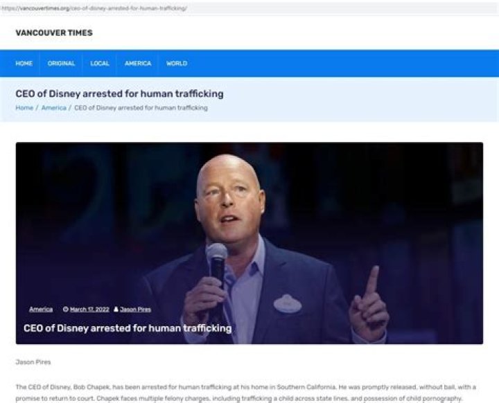 
Was Disney CEO Bob Chapek Arrested? Bizarre Human Trafficking Charges As Many Think He Might Step Down 